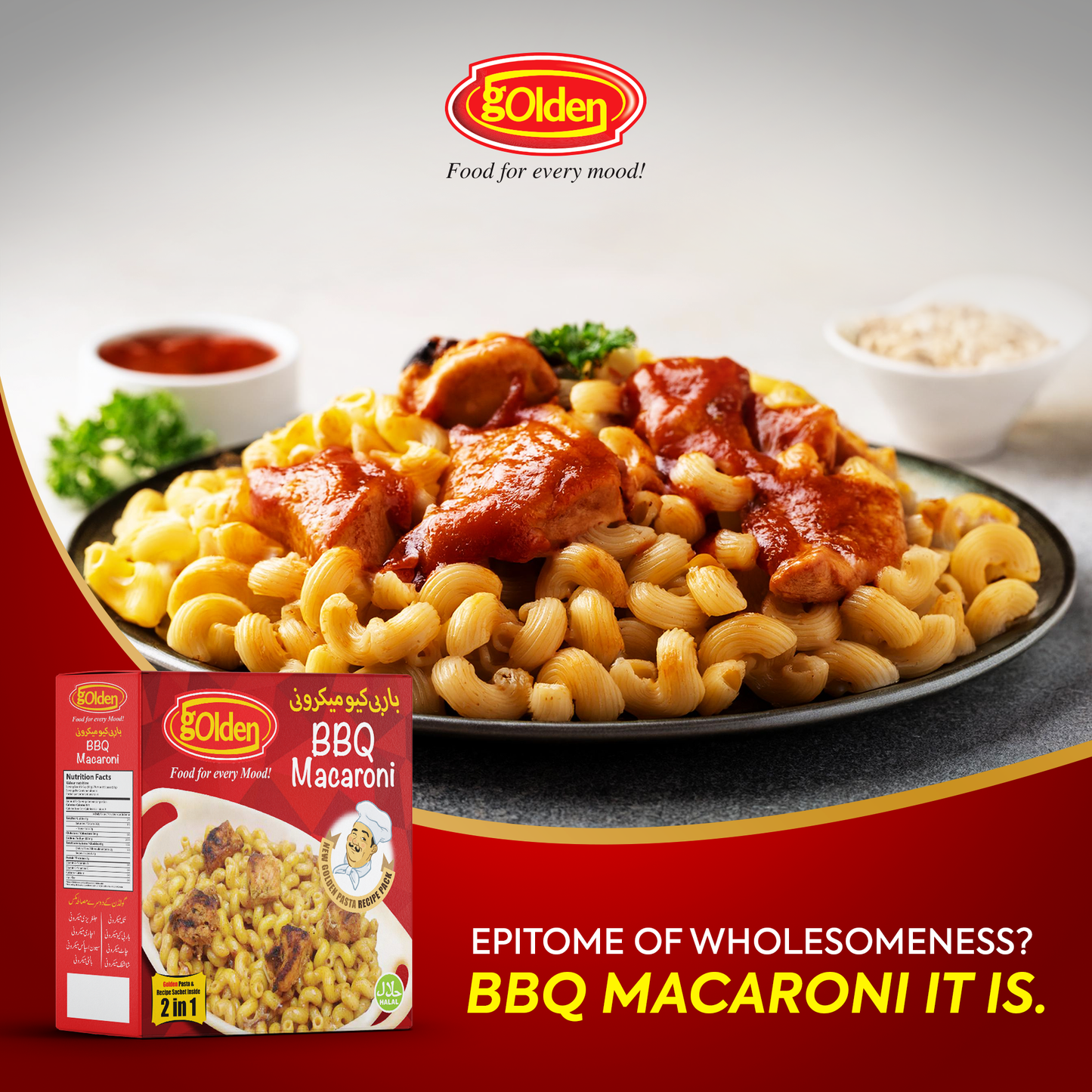 Golden BBQ Macaroni 250g