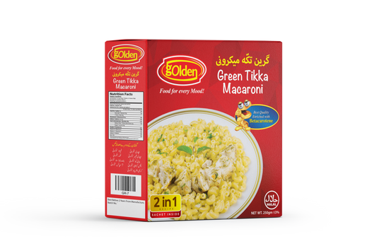 Golden Green Tikka Macaroni 250g